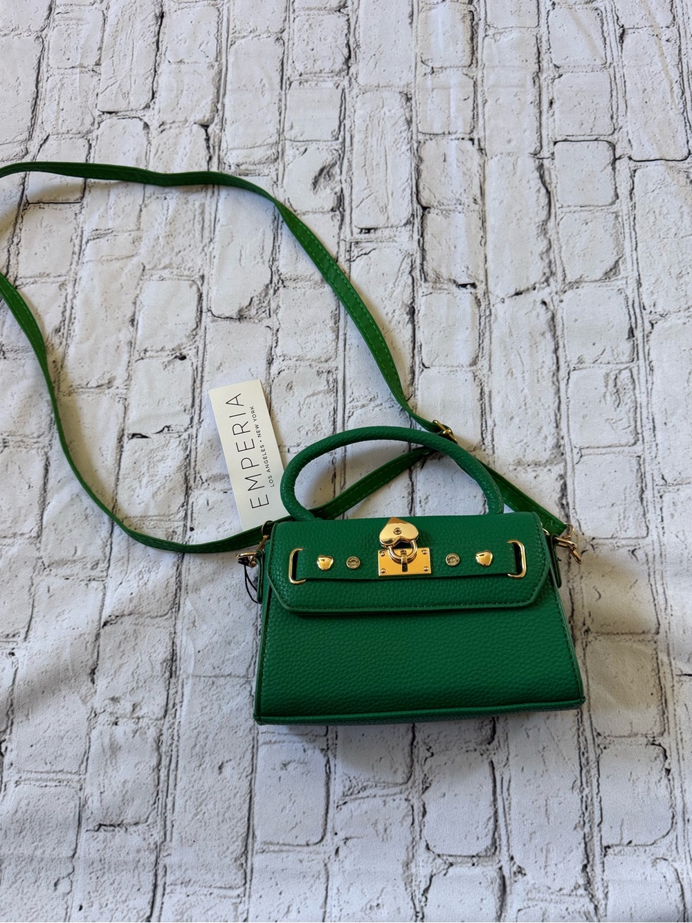 Mini green purse